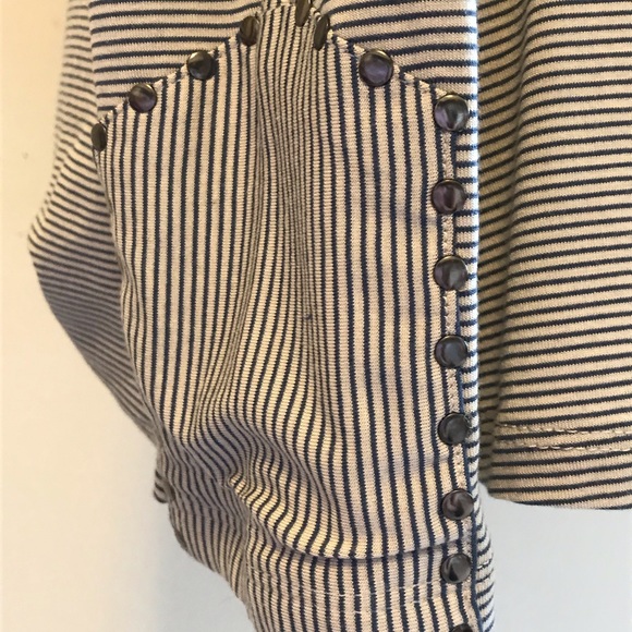 SeaGypsies Striped Lace Up Studded Tunic - Picture 3 of 5